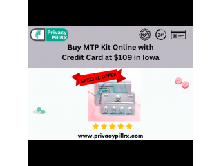 Buy MTP Kit Online with Credit Card at $109 in Iowa - Des Moines